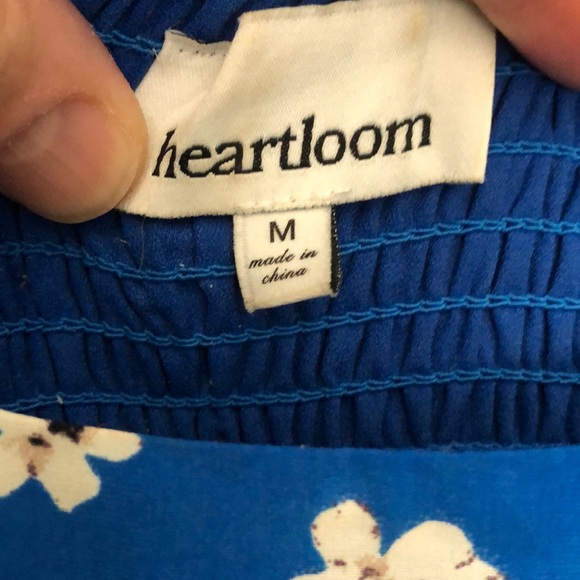 Heartloom blue Floral short sleeve dress - Picture 2 of 3